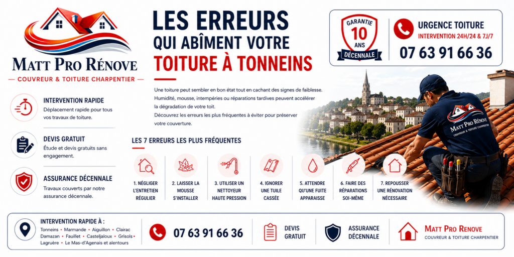 Illustration de l’article : Rénovation de toiture à Tonneins